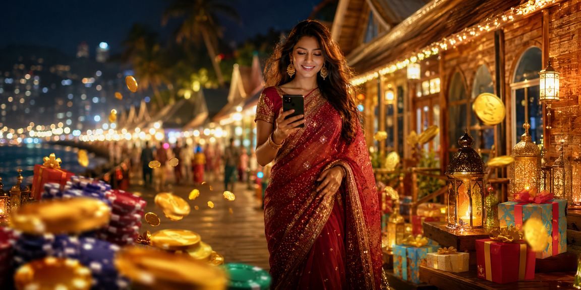 সেন্ট মার্টিনে শাড়ি পরা নারী ডিপোজিট করছেন মোবাইলে